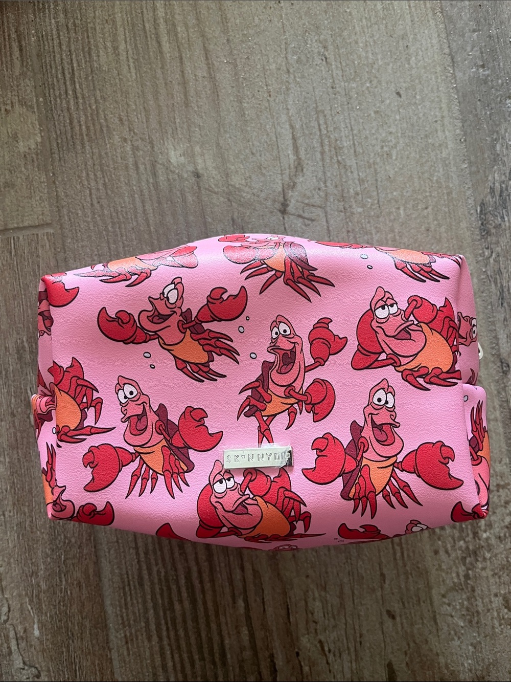 Disney x Skinnydip Sebastian Crab Cosmetic Pouch